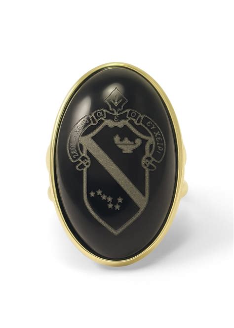 Alpha Phi Crest Ring | 14k Gold Alpha Phi Ring - The Collegiate Standard