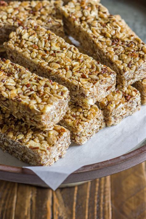 Healthy Chewy Apple Cinnamon Granola Bars - Lovely Little Kitchen