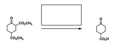 Solved The reagents are 1) NaOh, H2O 2) H3O+ , heat. Can you | Chegg.com