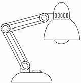 Coloriage  Lampe De Bureau Coloriages à Imprimer Gratuits sketch template