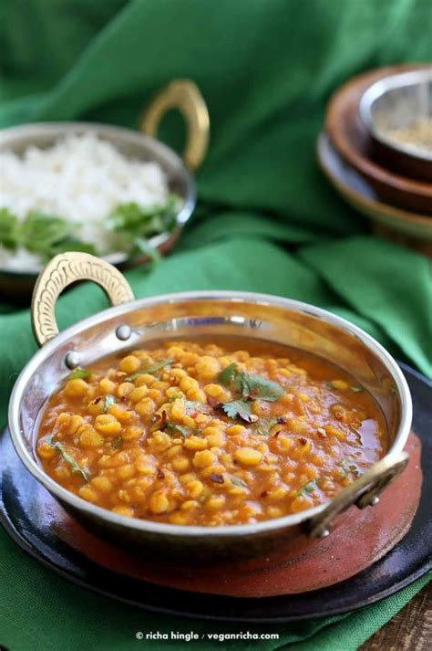 Easy Chana Dal Recipe. Split Chickpea Soup - Vegan Richa