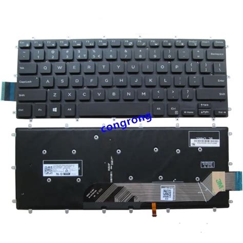 US-Keyboard-For-DELL-Inspiron-13-5368-5378-5578-7368-7378-black-Laptop ...