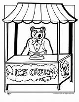 Ice Cream Parlor Coloring Pages Download And Print For Free sketch template