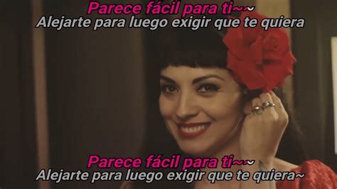 Mon Laferte ft. Enrique Bunbury - Mi Buen Amor [KARAOKE DUET] - YouTube