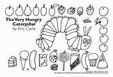 The Very Hungry Caterpillar Coloring Pages Printables  Coloring Home sketch template