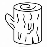 Wood Drawing Coloring Log Logs Printable Tree Colouring Pages Preschool  sketch template