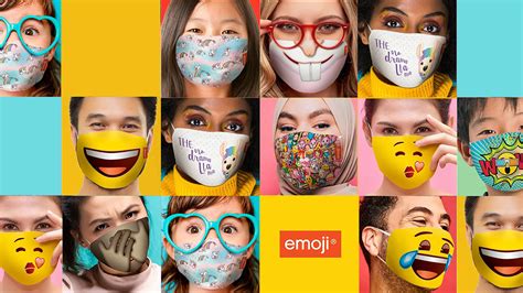 These $1 Reusable Emoji Masks Let You Smile and LOL From Behind A Face Covering - 8days