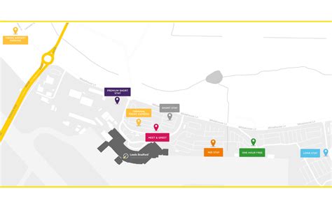 Airport Car Park Map | Leeds Bradford Airport