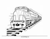 Real Bnsf Train Pages Coloring Pages sketch template