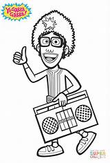 Yo Gabba Dj Lance Rock coloring Page  Free Printable Coloring Pages sketch template