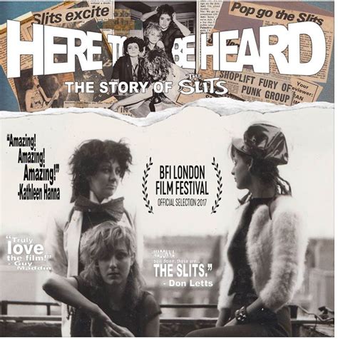 Here to be Heard: The Story of The Slits documentary premiere in October