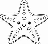 Starfish Coloring Pages  ColoringBay sketch template