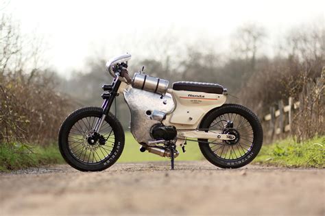 TROUBLE & STRIFE. Pip Davidson’s ‘Eris Speedcub’ Honda C90 Shoestring ...