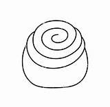 Printable Cinnamon Roll Coloring Pages Free sketch template