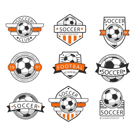 Premium Vector | Soccer logo templates