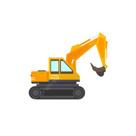 Ilustrasi Excavator Kendaraan Industri, Excavator, Ilustration, Machine PNG Transparent Clipart ...