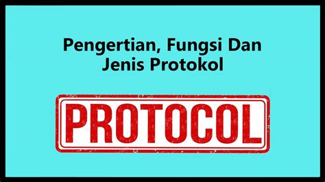 Apa itu Protokol Pada Jaringan Komputer Dan Fungsinya - Culun Blog