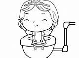 Potty Coloring Page At GetColoringscom  Free Printable Colorings sketch template