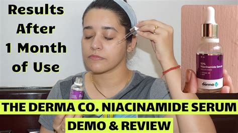 The Derma Co. Niacinamide Serum Demo & Review | How To Use Niacinamide Serum For Acne Pimple ...