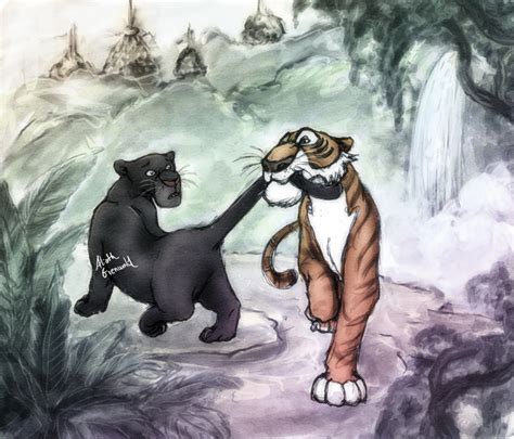 Bagheera And Shere Khan