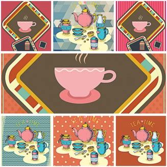 Coffee shop cute pattern vectors | Free download