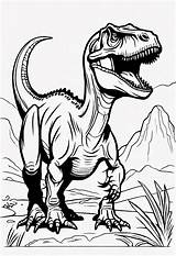 1 Dinosaur Coloring Pages  ColorBlissart sketch template