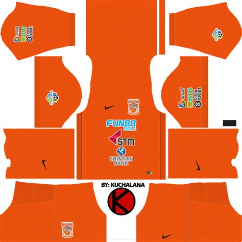 Borneo FC 2018 Kit - Dream League Soccer Kits - Kuchalana