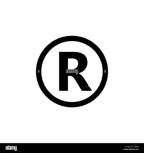 Registered Trademark symbol. Vector illustration flat Stock Vector Image & Art - Alamy