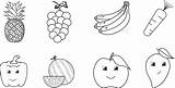 Frutas Coloring Pages sketch template
