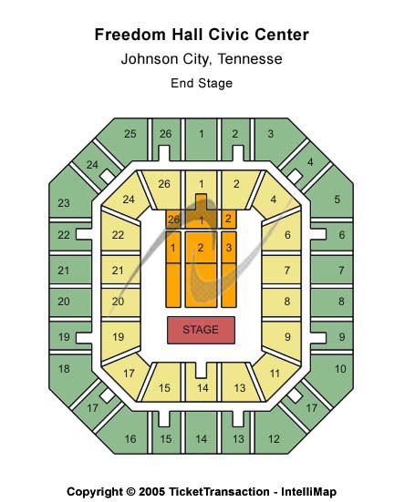 Elton John Tickets | Seating Chart | Freedom Hall Civic Center