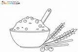 Oatmeal Coloring Pages sketch template