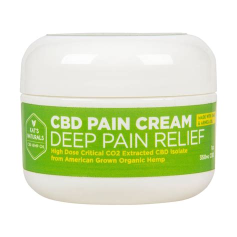 Kat's Naturals - Deep Pain Relief Cream, CBD Oil - Azure Standard