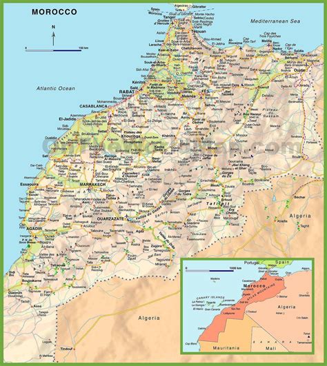 Morocco road map