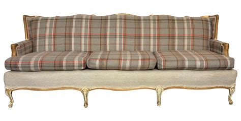 French-Style Tartan Wool Sofa | French style sofa, Wool sofa, Sofa