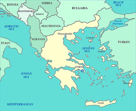 Aegean Sea Map | newyorkcaterryus