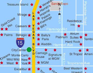 Las Vegas Hotel ARIA Resort and Casino Hotel Map