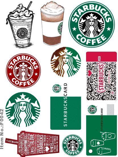 Pin on More life | Starbucks crafts, Starbucks logo, Printable stickers