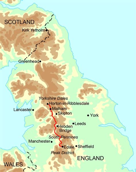 5th Century Europe Map Pennines - Map