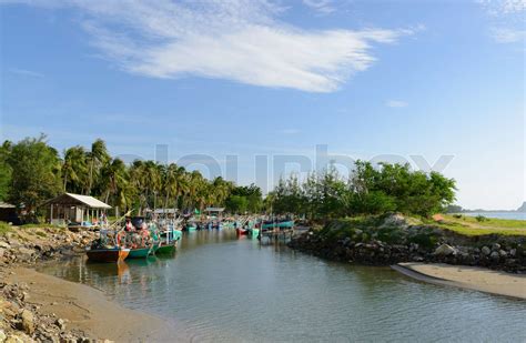 The harbor of fishing boat | Stock image | Colourbox