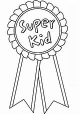 Award Ribbon sketch template