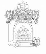 Chimney Coloring Page sketch template
