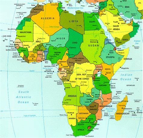 Carte Des Régions D Afrique | My blog