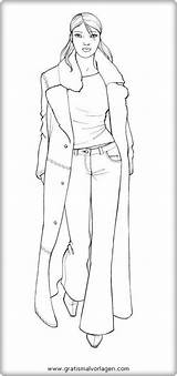 Ausmalbilder Zum Ausdrucken Topmodel sketch template