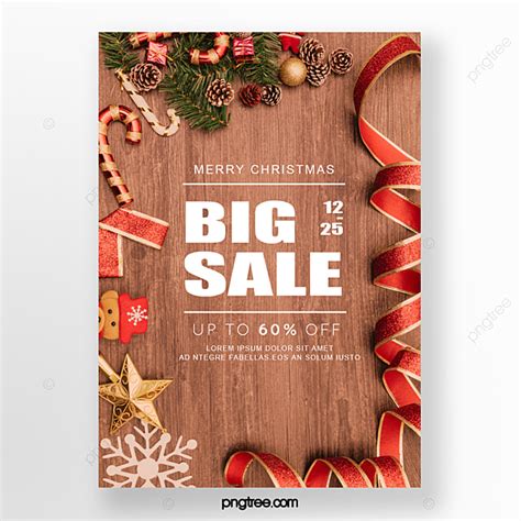 Christmas Promotion Holiday Poster Template for Free Download on Pngtree