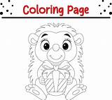 Cute Animal Christmas Coloring Page For Kids Happy Winter Christmas  sketch template