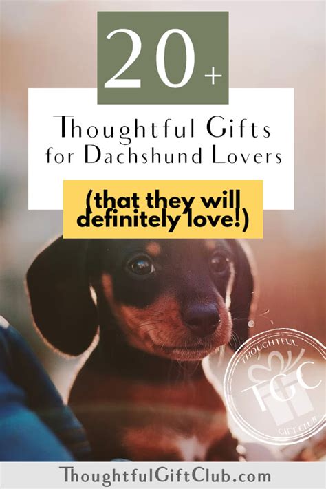 20+ Thoughtful Gifts for Dachshund Lovers & Owners (That They'll Woof!)