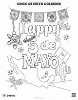 Cinco De Mayo Coloring Pages sketch template