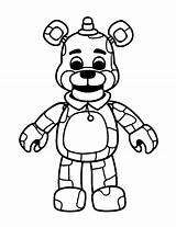 Fredbear Coloring Pages  sketch template