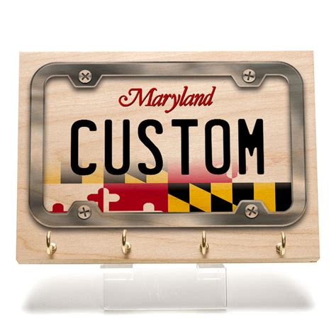 Maryland License Plate Key Rack — CityLocs