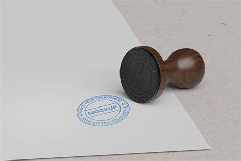 FREE Rubber Stamp Mockup :: Behance